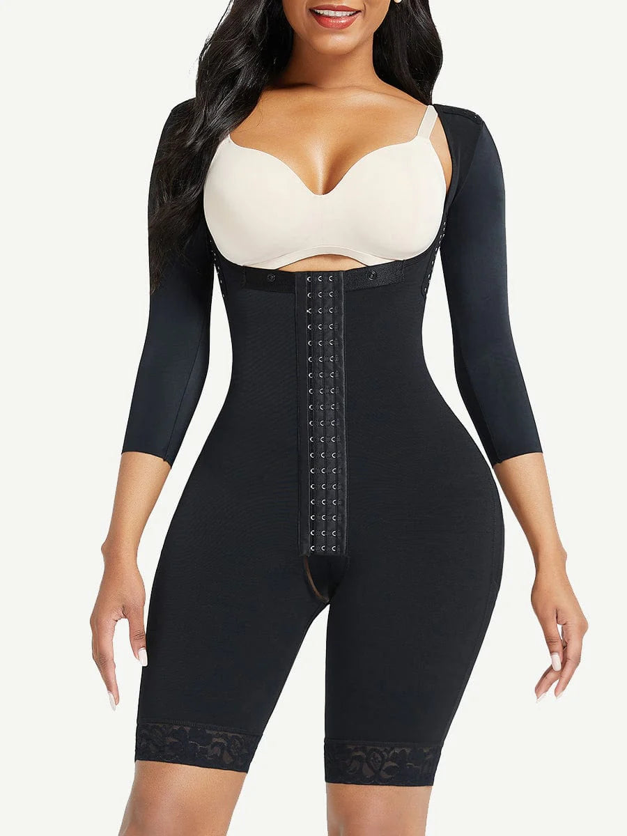 Hourglass Girly -Long Sleave Post-op Surgical Shapewear