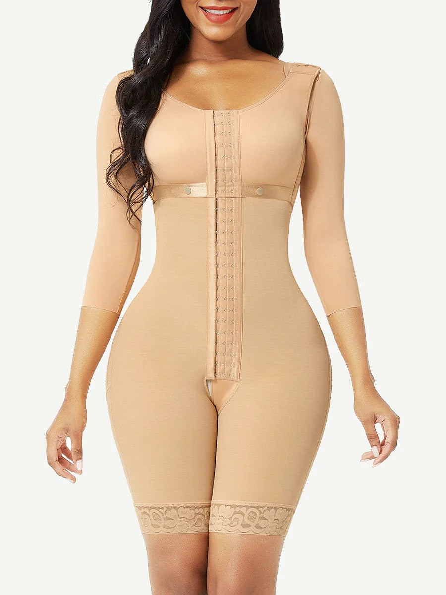 Hourglass Girly -Long Sleave Post-op Surgical Shapewear