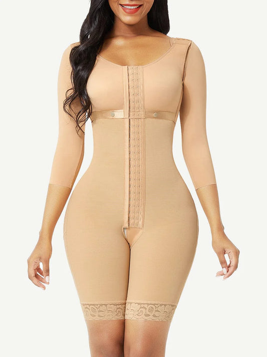 Hourglass Girly -Long Sleave Post-op Surgical Shapewear